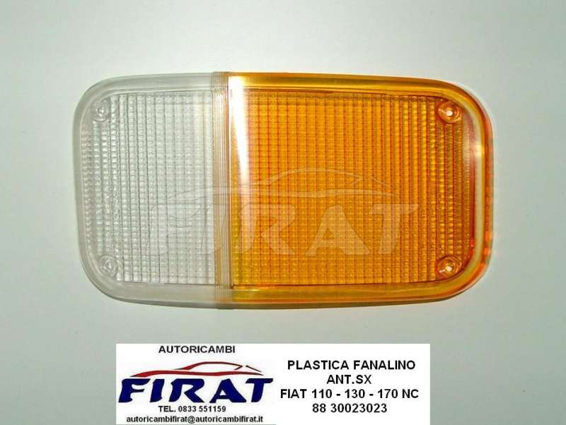 PLASTICA FANALINO FIAT 110 - 130 - 170 ANT.SX